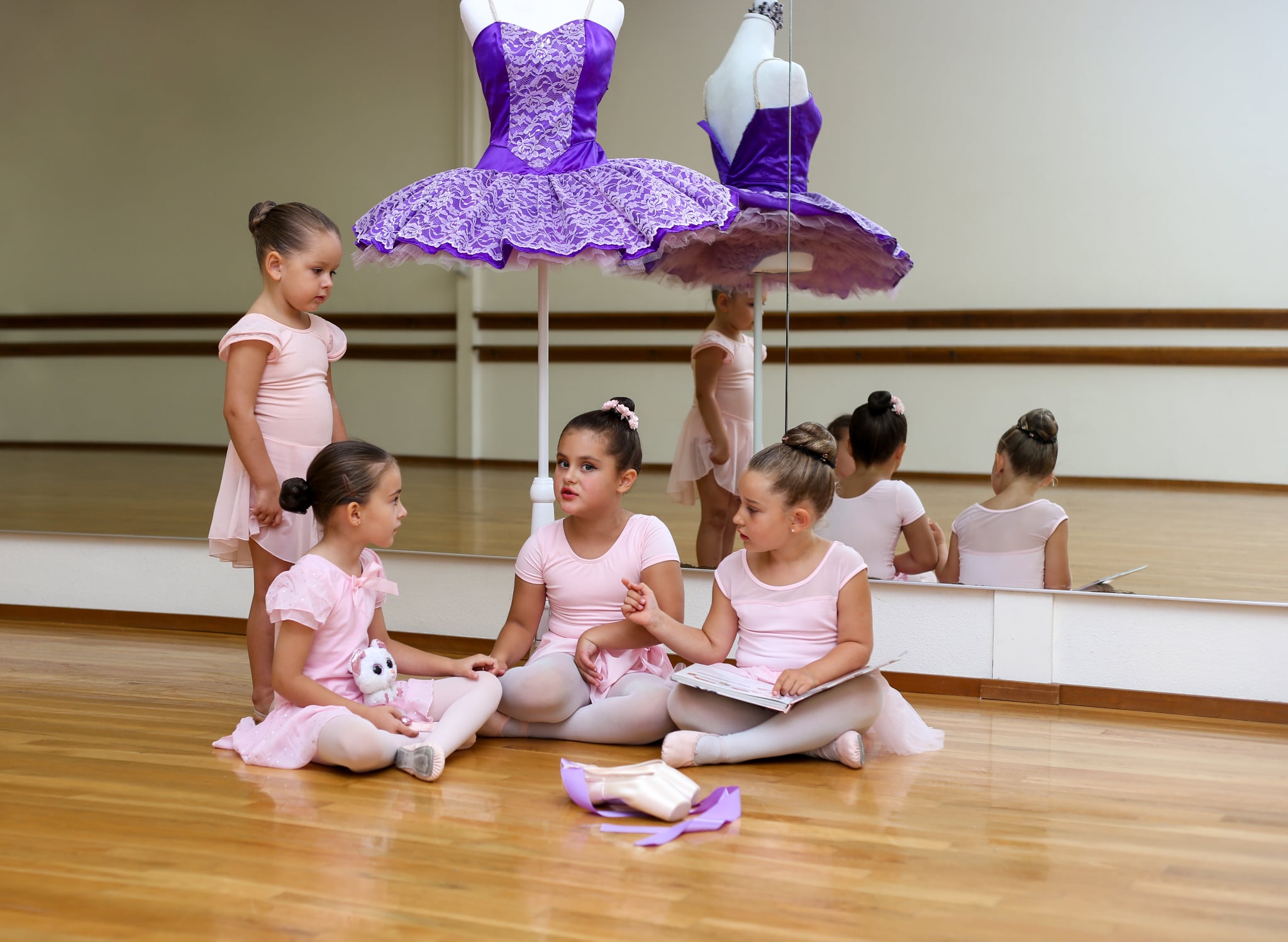 Kids Ballet students